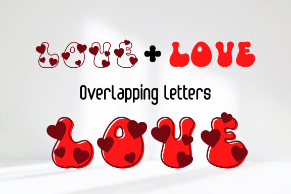Love Groovy Decorative Fonts