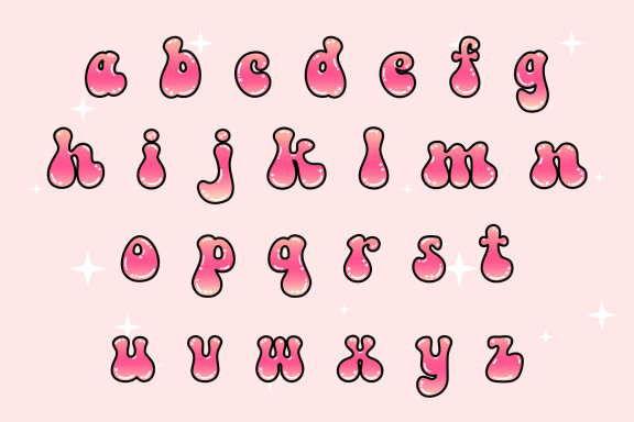 Pinky Groovy Color Font