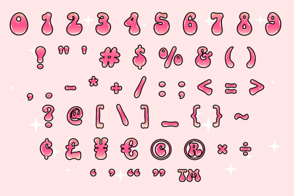 Pinky Groovy Color Font