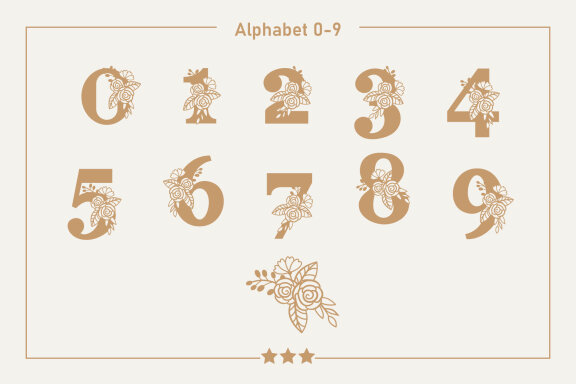 Iris Monogram Fonts