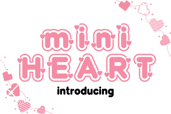 Mini Heart Decorative Fonts