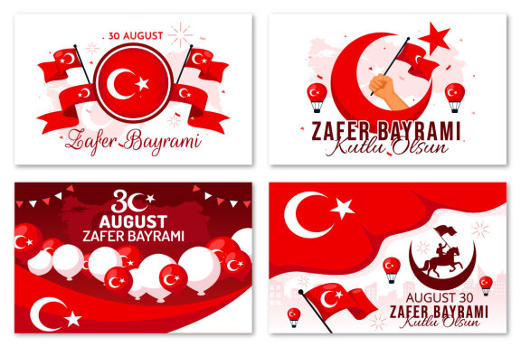 14 Turkey Victory Day Illustration