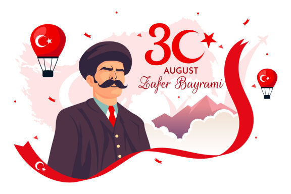 14 Turkey Victory Day Illustration