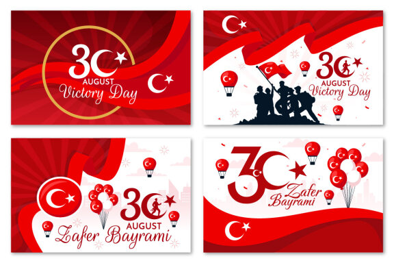 14 Turkey Victory Day Illustration
