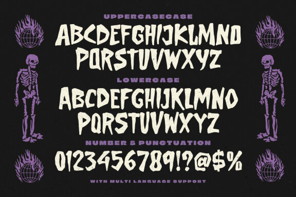 Dream Specter Horror Display Typeface