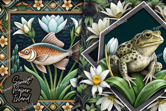 Pack Of 15 Digital Papers - Guardians of the Ancient Forest 