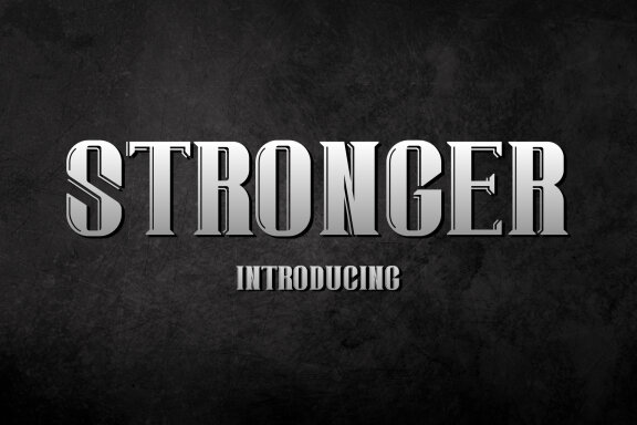 Stronger font