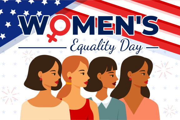 14 Women Equality Day in United States Illustration