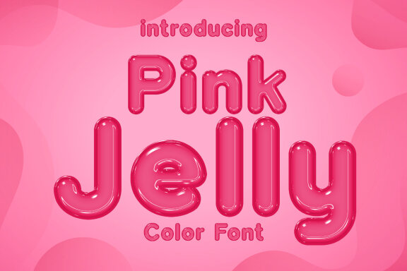Pink Jelly Bitmap Font