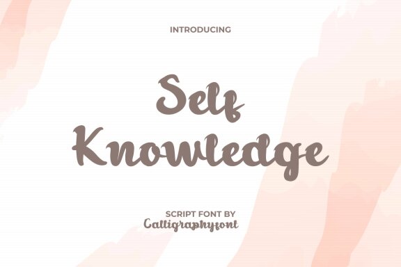 Self Knowledge