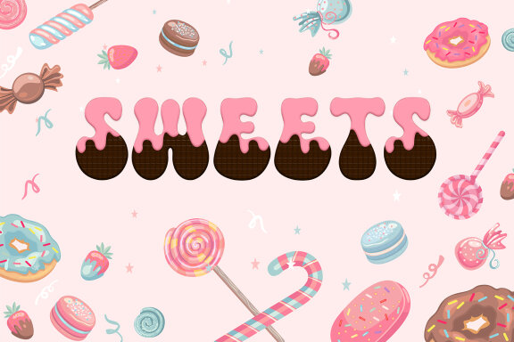 Pinky Cookie Bitmap Font