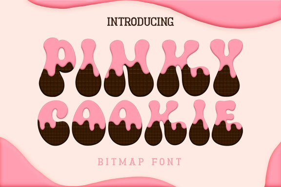 Pinky Cookie Bitmap Font