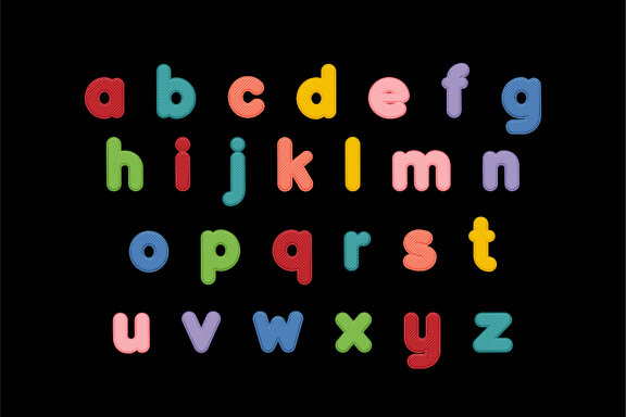 Smart Kids Bitmap Font
