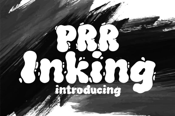 PRR Inking FREE Font