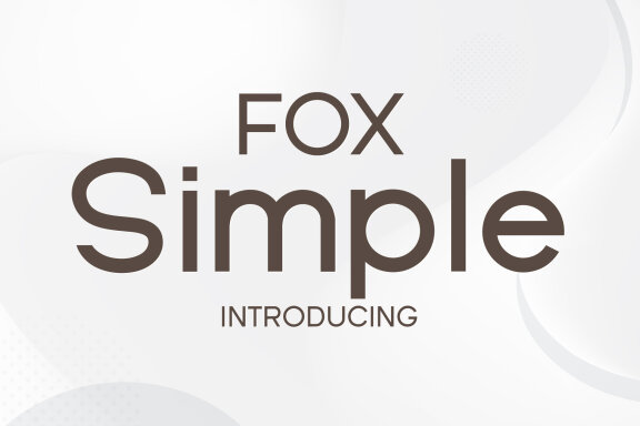 Fox Simple Font