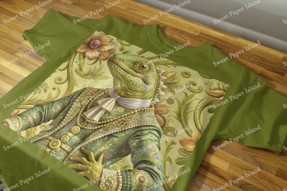 Pack of 6 Digital Papers - The Kingdom of Nobles Reptiles