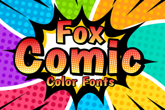 Fox Comic Color Font