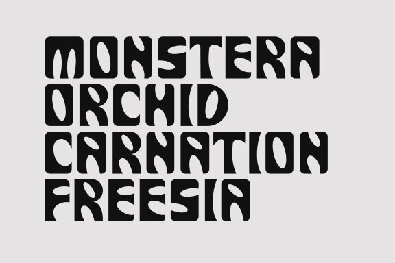 Derania - Monstera Font
