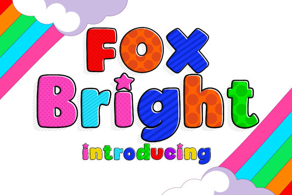 Fox Bright Color Font