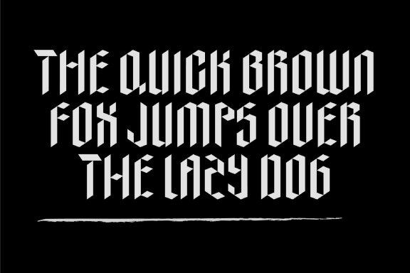 Abkad - Modern Gothic Font