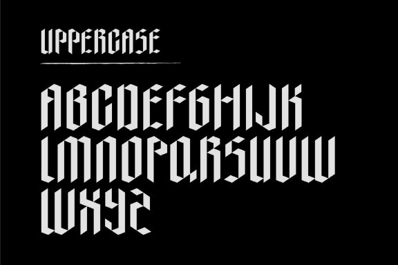 Abkad - Modern Gothic Font