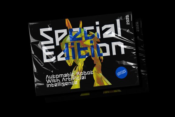 Teroxia - Robotic Font