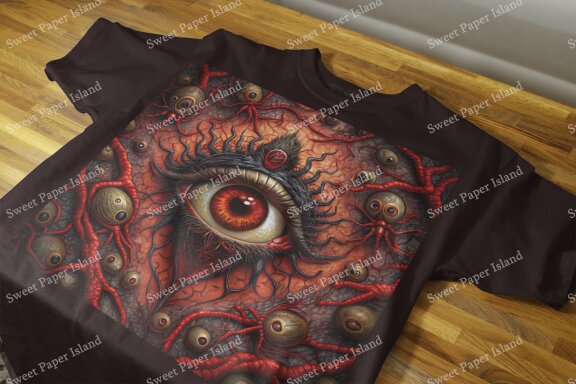 Set of 8 Digital Papers - Spider Eyes Extraterrestrial Mutation