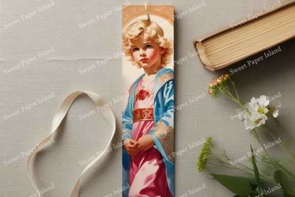 Set Of 10 Digital Papers - The Divine Child In Watercolor