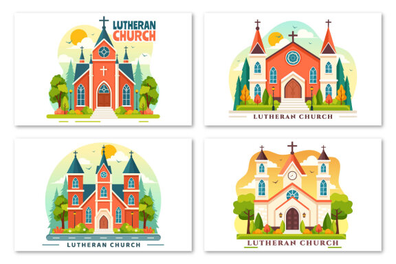 9 Lutheran Church Illustration