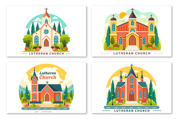 9 Lutheran Church Illustration