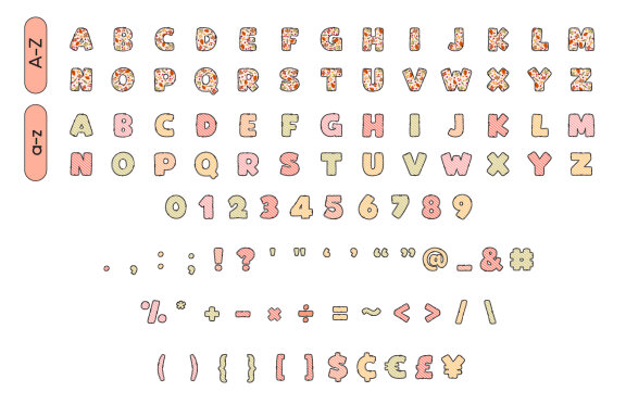 Fox Autumn Color Font
