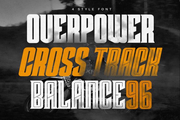 Crosride - Sport Display Font