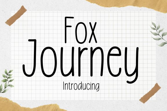 Fox Journey Font