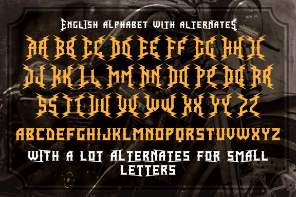 Biker Legion - Retro Label Font