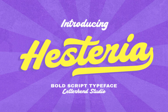 Hesteria Bold Script
