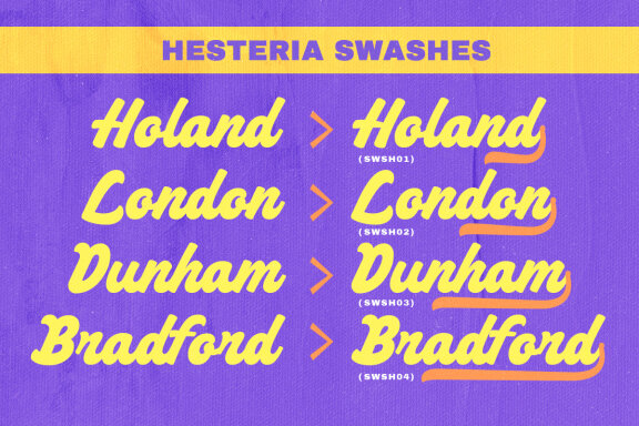 Hesteria Bold Script