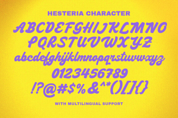 Hesteria Bold Script