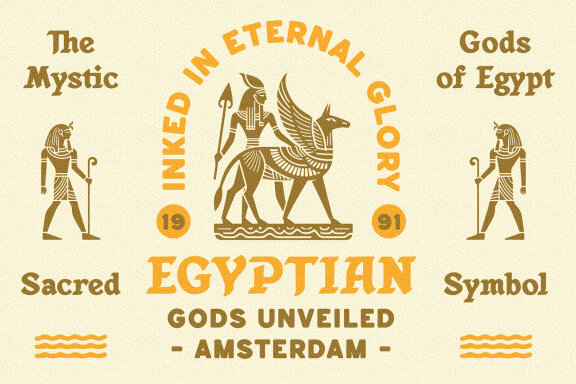 Anubis Mythical - Display Font