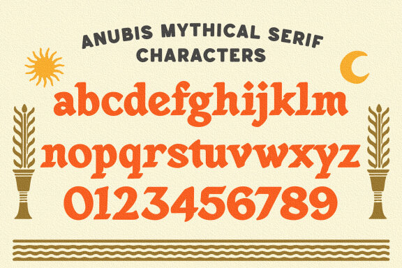 Anubis Mythical - Display Font