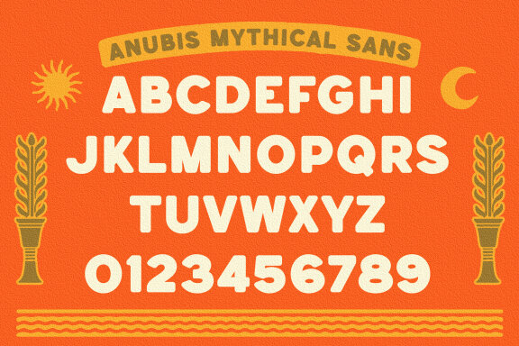 Anubis Mythical - Display Font