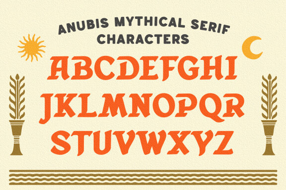 Anubis Mythical - Display Font