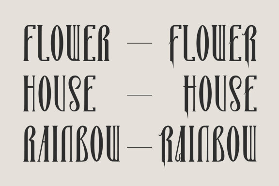 Bheihm Decorative Display Font