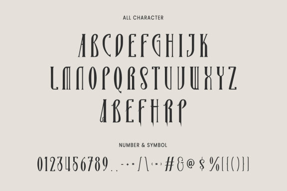 Bheihm Decorative Display Font