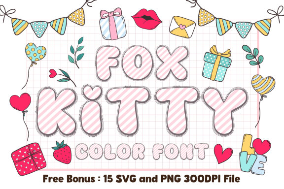 Fox Kitty Color Font