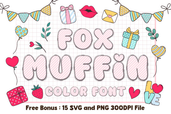Fox Muffin Color Font