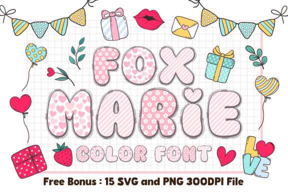 Fox Marie Color Font