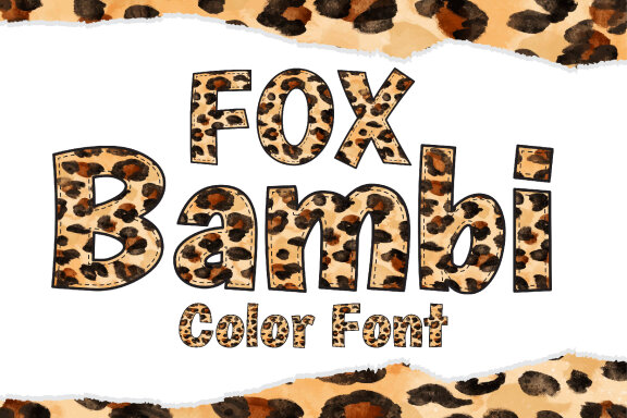 Fox Flower Color Font