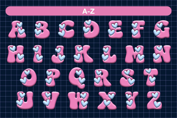 Fox Love 3D Color Font