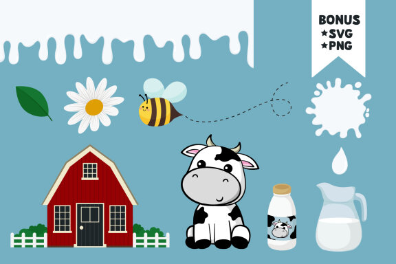 Fox Milkcow Color Font