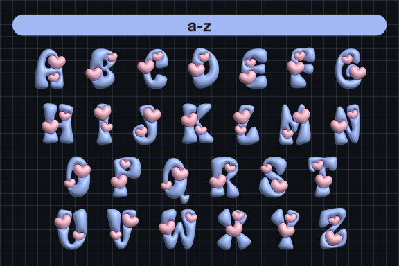 Fox Sunday 3D Color Font